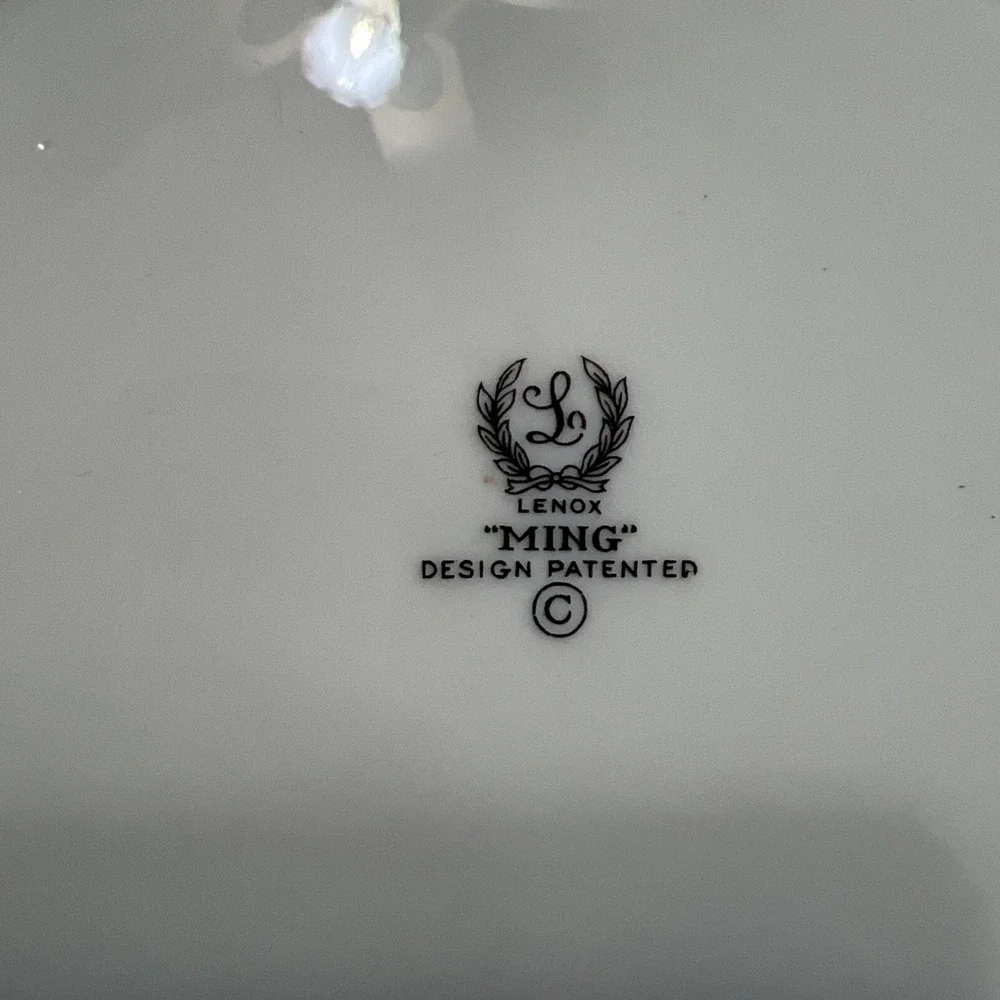 LENOX CHINA MING PATTERN 8.25